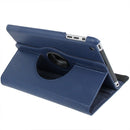 360 Degree Rotation Leather Case with Holder for iPad mini 1 / 2 / 3 (Dark Blue)
