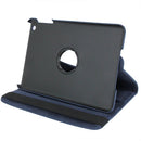 360 Degree Rotation Leather Case with Holder for iPad mini 1 / 2 / 3 (Dark Blue)