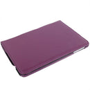 360 Degree Rotation Leather Case with Holder for iPad mini 1 / 2 / 3 (Purple)