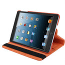 360 Degree Rotation Leather Case with Holder for iPad mini 1 / 2 / 3 (Orange)