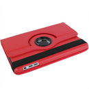 360 Degree Rotation Leather Case with Holder for iPad mini 1 / 2 / 3 (Red)