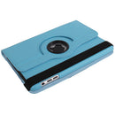 360 Degree Rotation Leather Case with Holder for iPad mini / mini 2 Retina(Baby Blue)