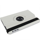 360 Degree Rotation Leather Case with Holder for iPad mini 1 / 2 / 3 (White)