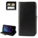Crazy Horse Texture Leather Case with Credit Card Slot & Holder for Google Nexus 5 (Black)