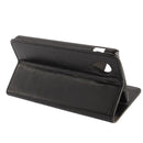 Crazy Horse Texture Leather Case with Credit Card Slot & Holder for Google Nexus 5 (Black)