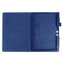 Litchi Texture Horizontal Flip Solid Color Leather Case with Holder for Lenovo TAB 2 A10-30 X30F & TAB 2 A10-70F, 10.1 inch(Dark Blue)