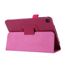 Litchi Texture Horizontal Flip Solid Color Leather Case with Holder for Lenovo TAB 2 A10-30 X30F & TAB 2 A10-70F, 10.1 inch(Magenta)