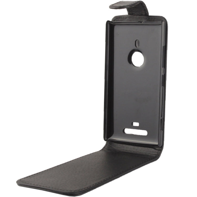 Vertical Flip Soft Leather Case for Nokia Lumia 925(Black)