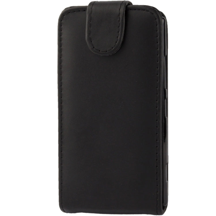 Vertical Flip Soft Leather Case for Nokia Lumia 925(Black)