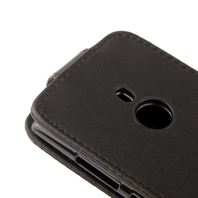 Vertical Flip Soft Leather Case for Nokia Lumia 925(Black)