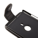 Vertical Flip Soft Leather Case for Nokia Lumia 925(Black)