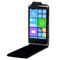 Vertical Flip Leather Case for Nokia Lumia 1020 (Black)
