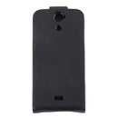 Vertical Flip Soft Leather Case for Sony Xperia V / LT25i(Black)