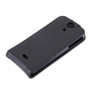 Vertical Flip Soft Leather Case for Sony Xperia V / LT25i(Black)