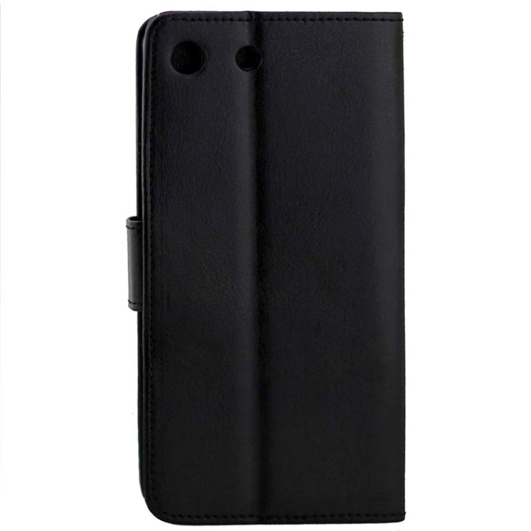 Crazy Horse Texture Horizontal Flip Leather Case with Holder & Card Slots & Wallet & Photo Frame for Sony Xperia M5 / E5603 / E5606 / E5653 / E5633 / E5643 / E5663(Black)