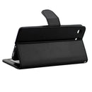 Crazy Horse Texture Horizontal Flip Leather Case with Holder & Card Slots & Wallet & Photo Frame for Sony Xperia M5 / E5603 / E5606 / E5653 / E5633 / E5643 / E5663(Black)