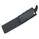 Vertical Flip Magnetic Snap Leather Case for Sony Xperia Z3 Compact / D5803(Black)