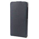 Vertical Flip Magnetic Button Leather Case for Microsoft Lumia 535