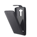 For LG G3 / D855 Vertical Flip Magnetic Snap Leather Case(Black)