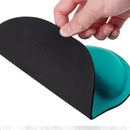 2 PCS Cloth Gel Wrist Rest Mouse Pad(Sky Blue)