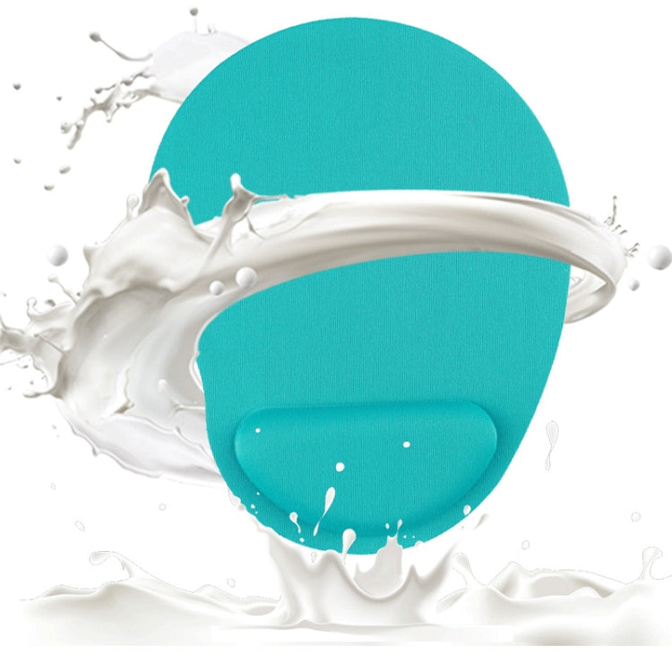 2 PCS Cloth Gel Wrist Rest Mouse Pad(Sky Blue)