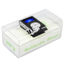 TF (Micro SD) Card Slot MP3 Player with LCD Screen, Metal Clip, Radio Function(Black)