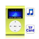TF (Micro SD) Card Slot MP3 Player with LCD Screen, Metal Clip, Radio Function