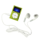 TF (Micro SD) Card Slot MP3 Player with LCD Screen, Metal Clip, Radio Function