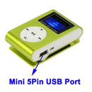 TF (Micro SD) Card Slot MP3 Player with LCD Screen, Metal Clip, Radio Function