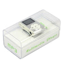 TF (Micro SD) Card Slot MP3 Player with LCD Screen, Metal Clip, Radio Function(Silver)