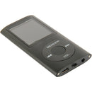 1.8 inch TFT Screen Metal MP4 Player with TF Card Slot, Support Recorder, FM Radio, E-Book and Calendar(Black)