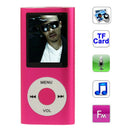 1.8 inch TFT Screen Metal MP4 Player with TF Card Slot, Support Recorder, FM Radio, E-Book and Calendar(Magenta)