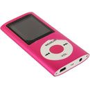 1.8 inch TFT Screen Metal MP4 Player with TF Card Slot, Support Recorder, FM Radio, E-Book and Calendar(Magenta)