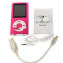 1.8 inch TFT Screen Metal MP4 Player with TF Card Slot, Support Recorder, FM Radio, E-Book and Calendar(Magenta)