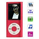 1.8 inch TFT Screen Metal MP4 Player with TF Card Slot, Support Recorder, FM Radio, E-Book and Calendar(Red)