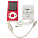 1.8 inch TFT Screen Metal MP4 Player with TF Card Slot, Support Recorder, FM Radio, E-Book and Calendar(Red)