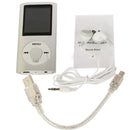 1.8 inch TFT Screen Metal MP4 Player with TF Card Slot, Support Recorder, FM Radio, E-Book and Calendar(Silver)