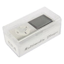 1.8 inch TFT Screen Metal MP4 Player with TF Card Slot, Support Recorder, FM Radio, E-Book and Calendar(Silver)