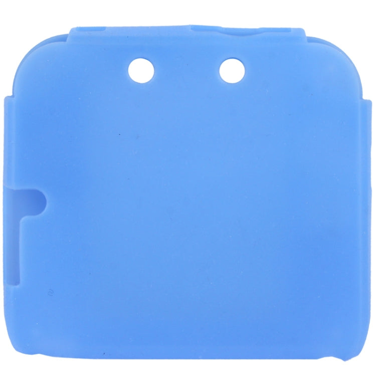 Pure Color Ultra Thin Silicone Case for Nintendo 2DS(Blue)