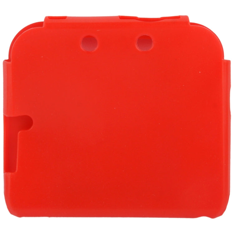 Pure Color Ultra Thin Silicone Case for Nintendo 2DS(Red)
