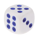 40 PCS Gaming Dice Set for Leisure Time Playing, Size: 11mm x 11mm x 11mm(White)