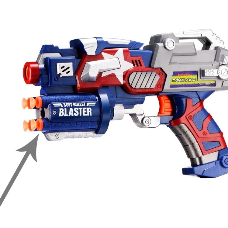 10 PCS 7.2cm EVA Soft Blaster Darts Bullets(Dark Blue)