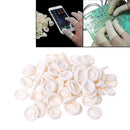 Latex Anti-static Finger Cot (50pcs in One Packaging, The Price is for 50pcs)(White)