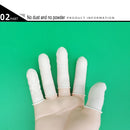 Latex Anti-static Finger Cot (50pcs in One Packaging, The Price is for 50pcs)(White)