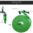 2.5m -7.5m Telescopic Pipe Expandable Magic Flexible Garden Watering Hose with Spray Gun Set(Blue)