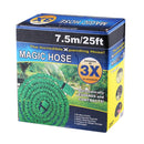 2.5m -7.5m Telescopic Pipe Expandable Magic Flexible Garden Watering Hose with Spray Gun Set(Blue)