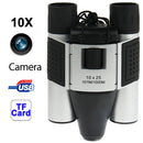 10Ã—25mm 5 in 1 (Binocular Camera + Video Camera + Digital Camera + PC Cam + TF Card Reader) Digital Camera Binoculars, Field of View: 101m/1000m, Size: 135 Ã— 100 Ã— 24mm