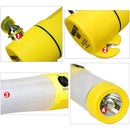 4 in 1 Multi Function Flashlight Alarm Emergency Hammer LED Flash Light For Auto-used(Yellow)