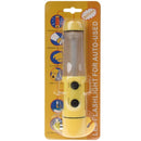 4 in 1 Multi Function Flashlight Alarm Emergency Hammer LED Flash Light For Auto-used(Yellow)