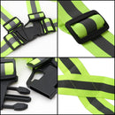 Night Riding Running Flexible Reflective Safety Vest(Blue)